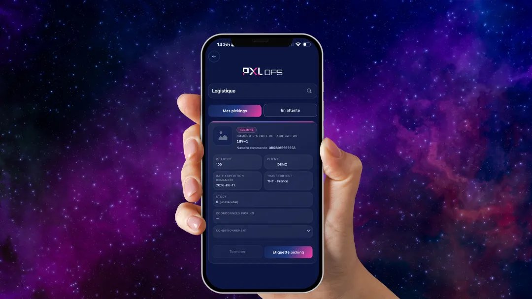 Screenshot of the PXL Ops website